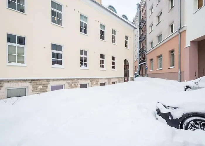 Cozy 1-bedr In The Centre Near Old Town With Private Parking Lägenhet Tallinn